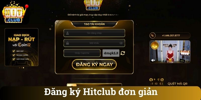 Dang ky Hitclub don gian Hướng dẫn đăng ký tài khoản Hitclub từng bước